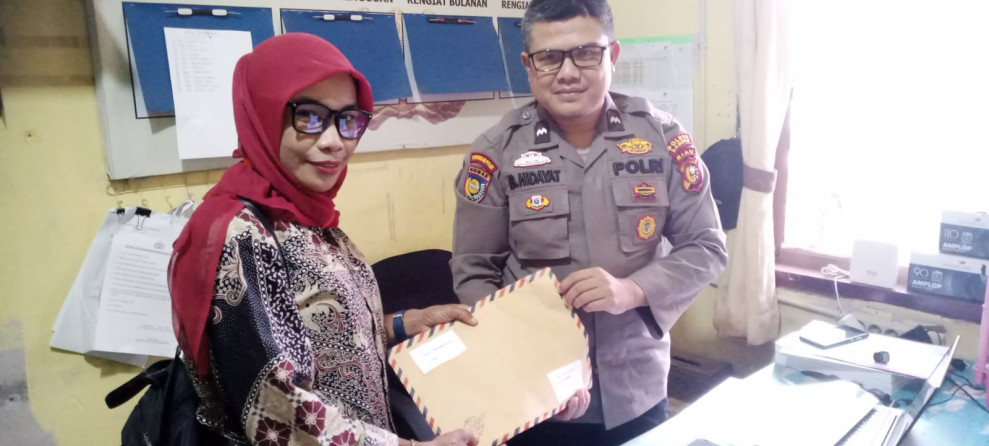 Pewarta Membuat  Surat Laporan Tertulis ke Polsek Siak Hulu, Di-Fitnah dan Dipermalukan Lewat Video.
