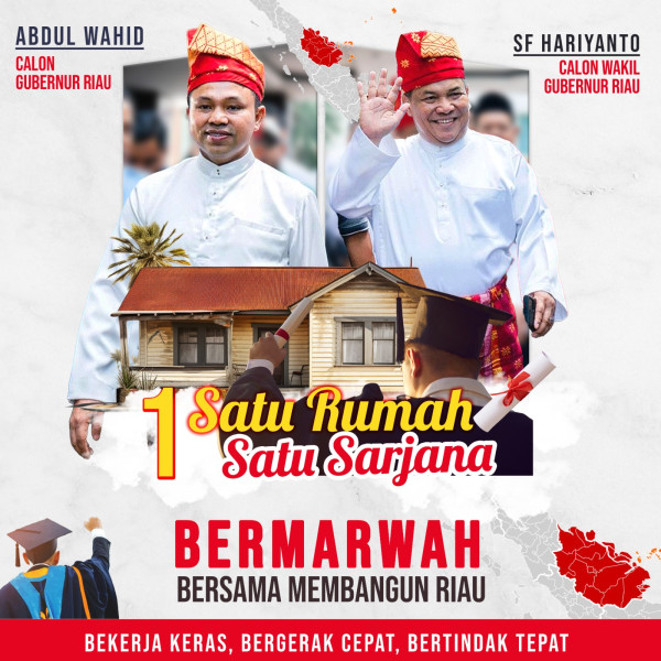 Program Satu Sumah Satu Sarjana Abdul Wahid Dinilai Realistis dan Visioneri