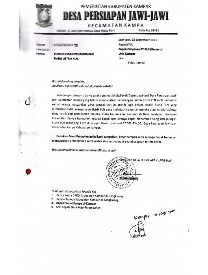 Masyarakat Dusun Jawi Jawi Kecewa Pelayanan Buruk PLN Unit Kampar Masyarakat Dusun Jawi Jawi Kecewa Pelayanan Buruk PLN Unit Kampari