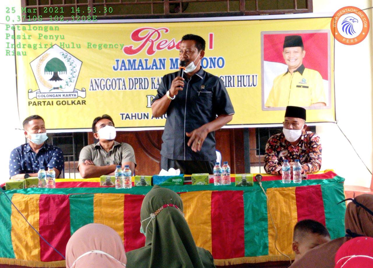 Reses DPRD Inhu 2021, ini Harapan Masyarakat Petalongan Kepada Mulyono Reses DPRD Inhu 2021, ini Harapan Masyarakat Petalongan Kepada Mulyonoi