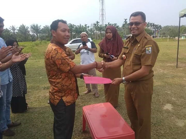 Heru Bolang Dilantik Sebagai Ketua Pemuda Lubuk Terapi