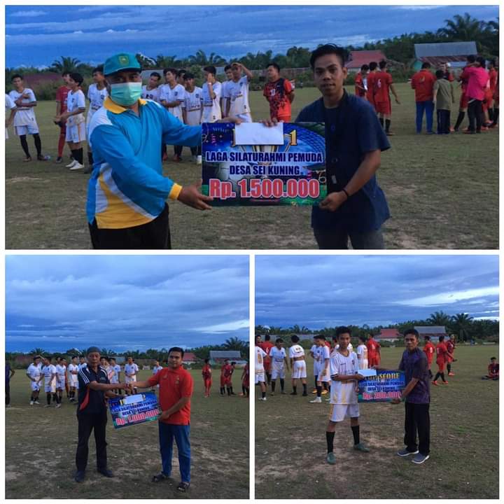 Final laga silaturahmi Pemuda Desa Sei kuning diraih club  Repass FC i