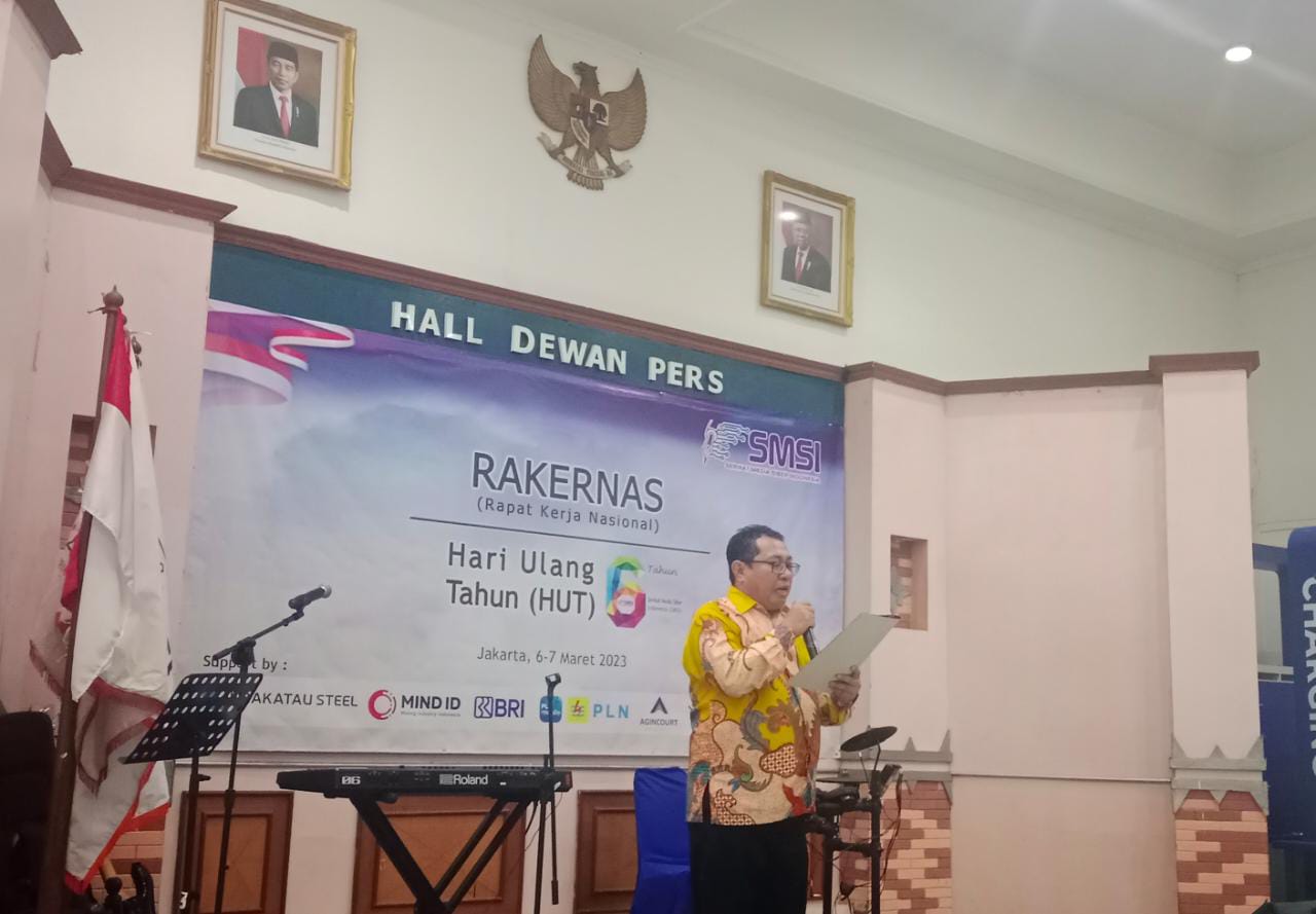 Rakernas Berakhir, SMSI Minta Presiden Joko Widodo Tidak Menandatangani Rancangan Perpres Publisher Right Rakernas Berakhir, SMSI Minta Presiden Joko Widodo Tidak Menandatangani Rancangan Perpres Publisher Righti