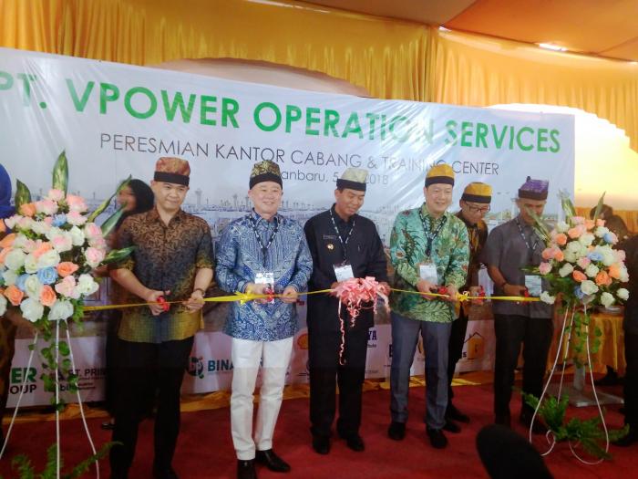 Wako Firdaus Resmikan PT V-Power Operation Service di Tanjung Datuk