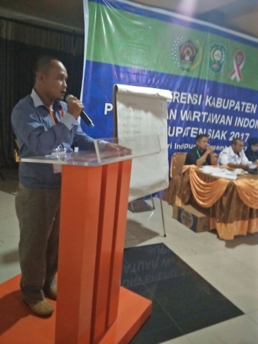 Terpilih Aklamasi, Ali Masruri Pimpin PWI Siak Terpilih Aklamasi, Ali Masruri Pimpin PWI Siaki