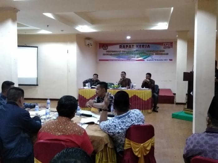 KPU Bengkalis Gelar Rapat Kerja