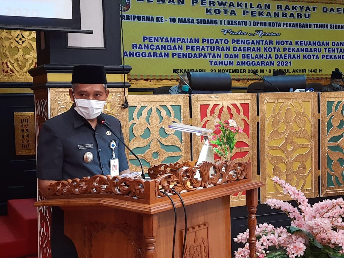 DPRD Kota Pekanbaru Gelar Paripurna Penyampaian Nota Keuangan R-APBD 2021 DPRD Kota Pekanbaru Gelar Paripurna Penyampaian Nota Keuangan R-APBD 2021i