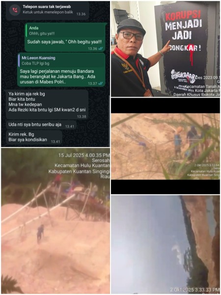 Penertiban PETI Kuansing Disorot: Enam Mobil Polisi Dirusak, Wartawan Dianiaya, Diduga Ada Main di Balik Razia Penertiban PETI Kuansing Disorot: Enam Mobil Polisi Dirusak, Wartawan Dianiaya, Diduga Ada Main di Balik Razia