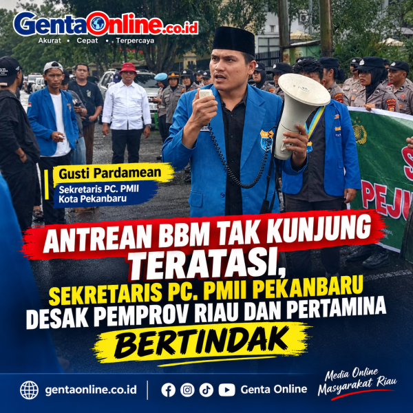  Antrean BBM Tak Kunjung Teratasi, Sekretaris PC PMII Pekanbaru Desak Pemprov Riau dan Pertamina Bertindak  