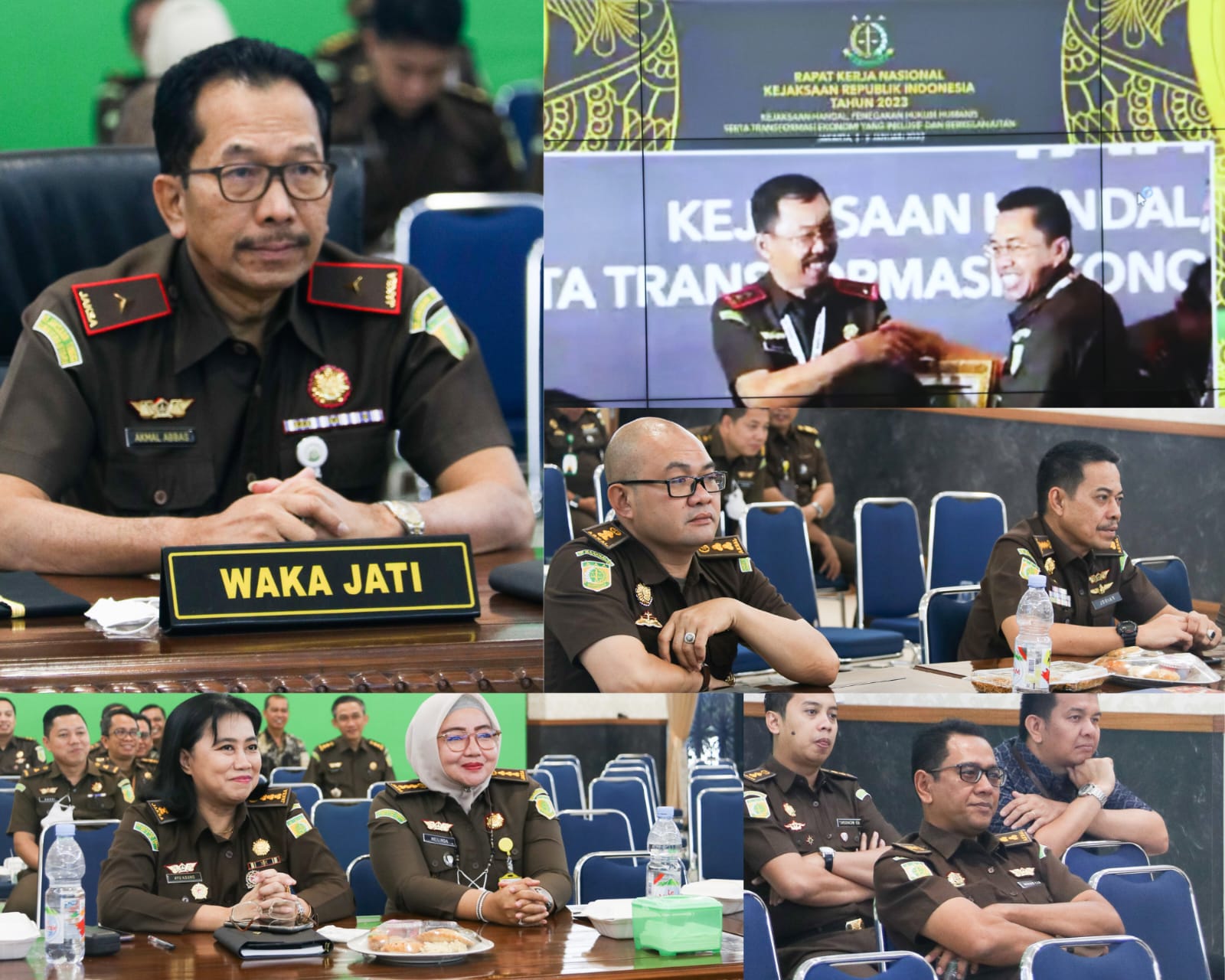 WAKIL KEPALA KEJATI RIAU AKMAL ABBAS, S.H.,M.H MENGIKUTI SECARA VIRTUAL PENUTUPAN RAKERNAS KEJAKSAAN