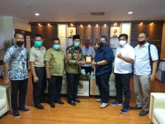 Walikota Firdaus dan Direktur Prasarana Ditjen Kemenhub Bahas Kawasan Strategis Nasionali