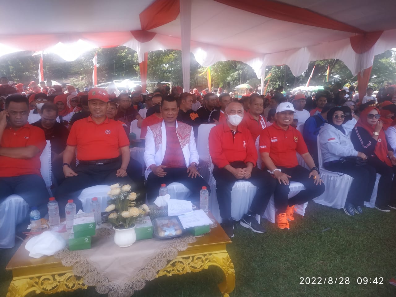 PIMRED MEDIA Gentaonline.com Apresiasi Kegiatan Kampung Merah Putih di Kelurahan Sialangmunggu.
