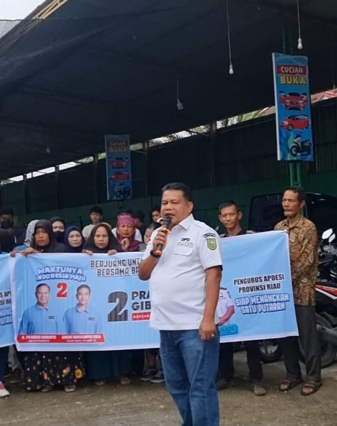 Pengurus APDESI Riau, M.Haris Ch SPd : Prabowo Gibran harus menang 1 putaran Pengurus APDESI Riau, M.Haris Ch SPd : Prabowo Gibran harus menang 1 putarani