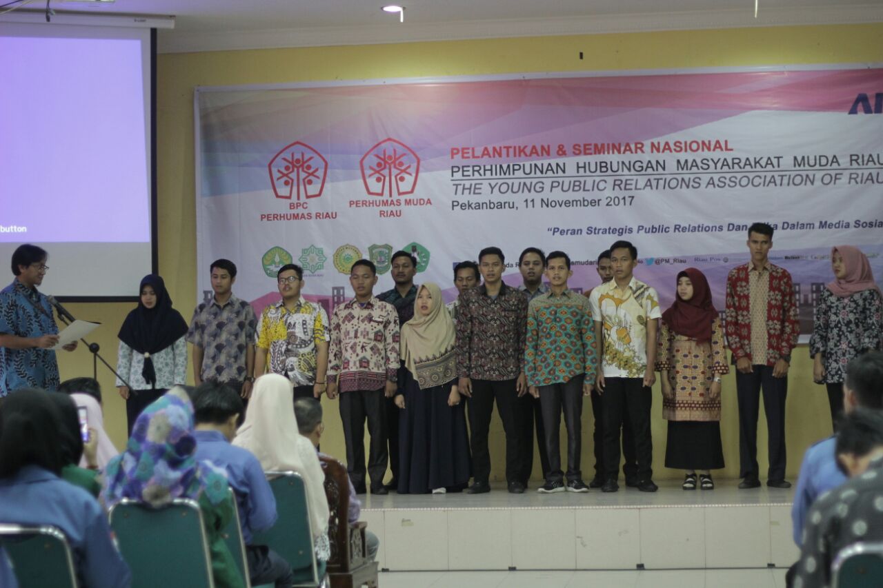 Perhumas Muda Riau Periode 2017-2019 Dilantik Perhumas Muda Riau Periode 2017-2019 Dilantiki