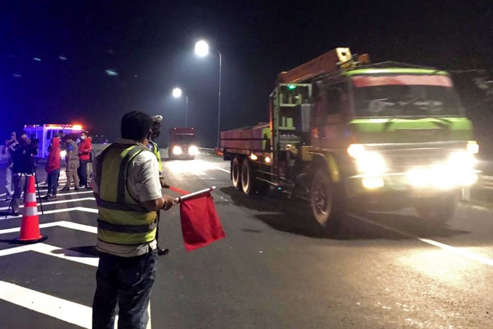 Meminimalisir Kecelakaan Pengelola Tol Permai Gelar Operasi Mengantuki