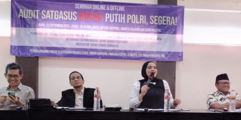 IPW: Satgassus Merah Putih Jangan Cuma Dibubarkan, tapi Diinvestigasi IPW: Satgassus Merah Putih Jangan Cuma Dibubarkan, tapi Diinvestigasii