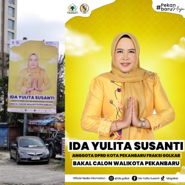 Ida Yulita resmi ditugaskan DPP Partai Golkar maju di Pilwako Pekanbaru 2024i