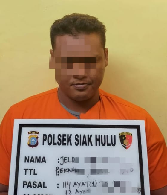 Polsek Siak Hulu Kampar Ringkus Pengedar Shabu di Desa Pandau Jaya Polsek Siak Hulu Kampar Ringkus Pengedar Shabu di Desa Pandau Jayai