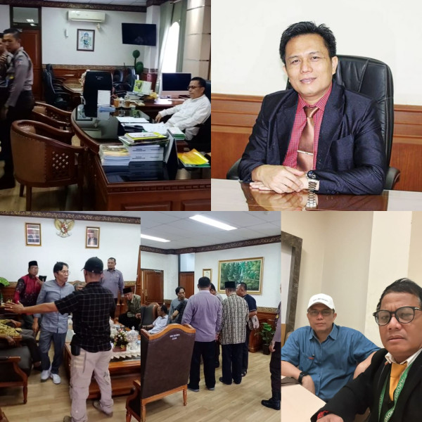 Sejumlah oknum nyaris keroyok dan ludahi Rektor UIN Suska Sejumlah oknum nyaris keroyok dan ludahi Rektor UIN Suskai