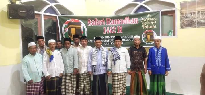PPP Kampar safari ramadhan di Desa Rantau Kasih Kampar Kiri Hilir