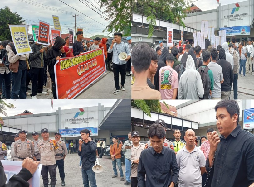 Dugaan Pertamax Oplosan di Riau, Mahasiswa Geruduk Pertamina: Kami Akan Kawal Sampai Tuntas! Dugaan Pertamax Oplosan di Riau, Mahasiswa Geruduk Pertamina: Kami Akan Kawal Sampai Tuntas!i