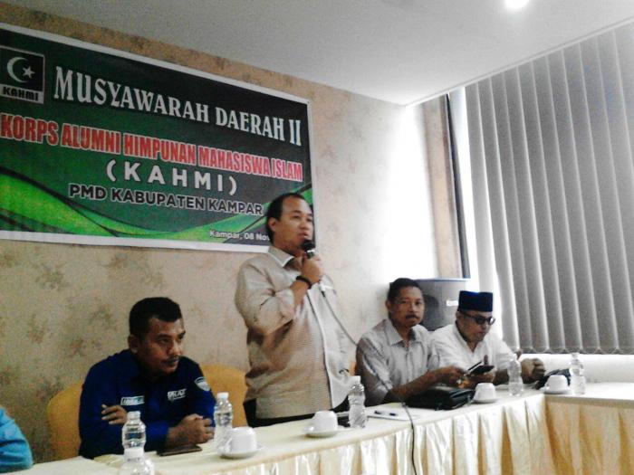 Musda KAHMI Kampar, Abu Nazar Kembali Pimpin Satu Periode Kedepan Musda KAHMI Kampar, Abu Nazar Kembali Pimpin Satu Periode Kedepani