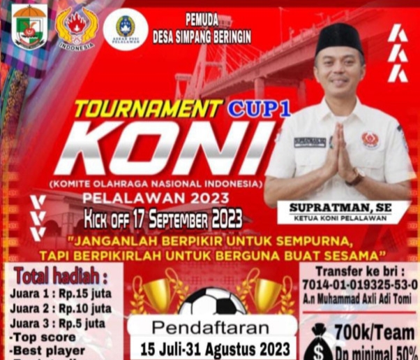 Tersorot Sering Buat Agenda Di Dapilnya saja, Supratman Manfaatkan Anggaran KONI Pelalawan Untuk Kampanye Diri Sendiri ?i