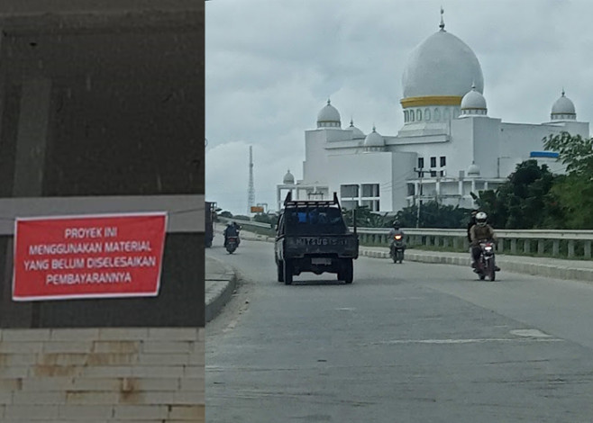 Pemprov Minta Kontraktor Bayarkan Biaya Material Masjid Raya Riau Pemprov Minta Kontraktor Bayarkan Biaya Material Masjid Raya Riaui