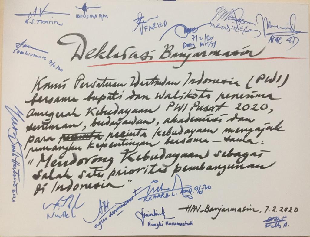 DEKLARASi BANJARMASIN DEKLARASi BANJARMASINi