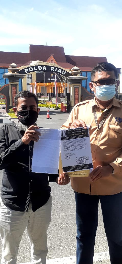 Hari ini Direktur Rumah Sakit Madani Pekanbaru Resmi di Laporkan ke Polda Riau