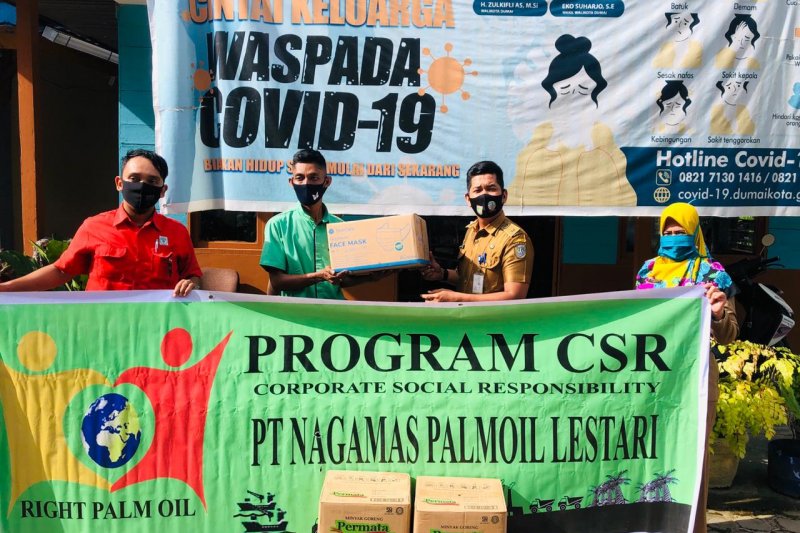 PT Nagamas Dumai salurkan bantuan hadapi pandemi COVID-19 PT Nagamas Dumai salurkan bantuan hadapi pandemi COVID-19i