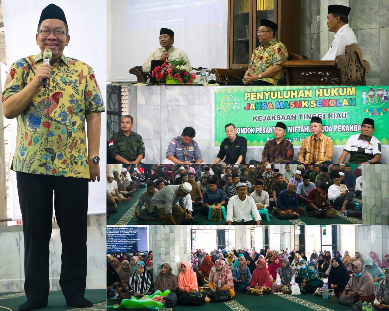 Asisten Intelijen Kejaksaan Tinggi Riau Menjadi Pembicara dalam Kegiatan Sosialisasi Program Penerangan dan Penyuluhan Hukum  Program Jaksa Masuk Pesantren