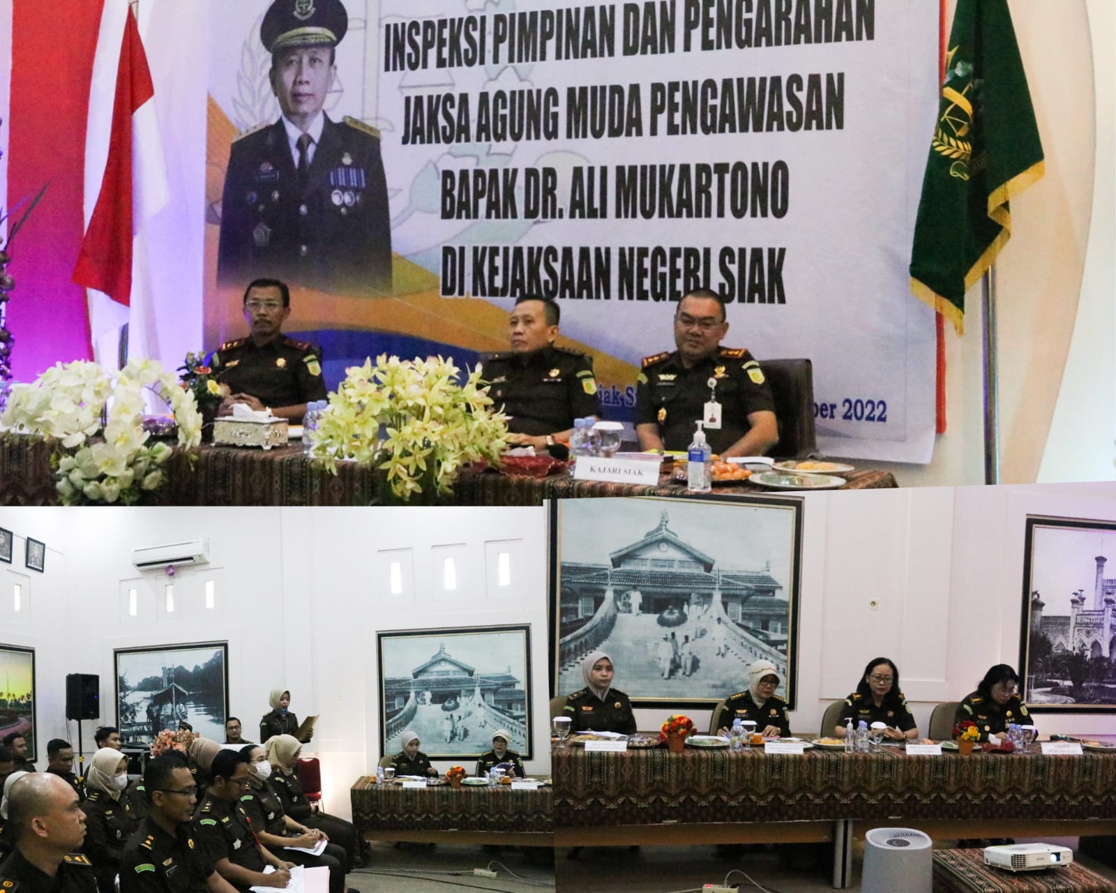KEJATI RIAU MENDAMPINGI JAKSA AGUNG MUDA BIDANG PENGAWASAN KEJAKSAAN AGUNG RI DI SIAK KEJATI RIAU MENDAMPINGI JAKSA AGUNG MUDA BIDANG PENGAWASAN KEJAKSAAN AGUNG RI DI SIAKi