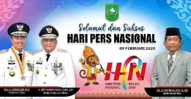 Selamat dan Sukses Atas Pelaksanaan Hari Pers Nasional 2020